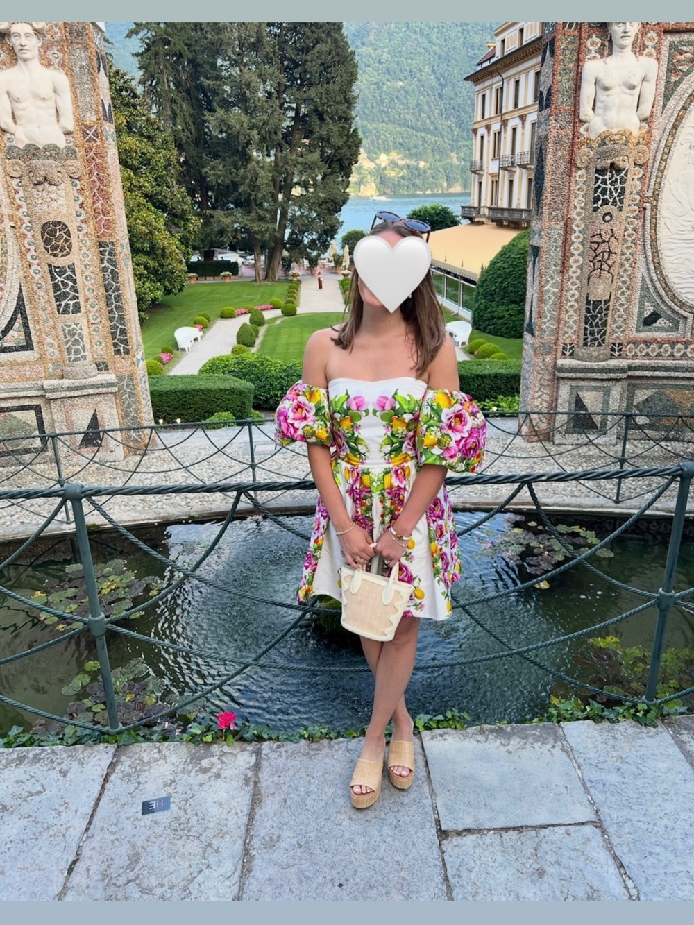 Borgo De Nor floral White Off-Shoulder Dress READ DETAILS